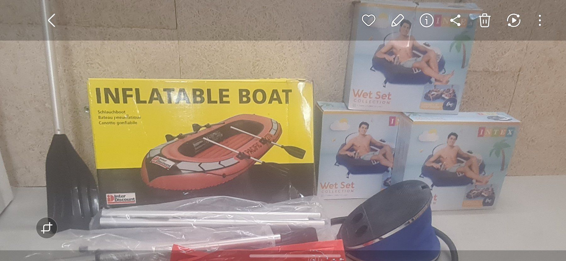 Salvagente: Set Schauchboot,schwimmrings,Aufblaspumpe – Usato da ZÜRICH venduto da PORTOGA 1