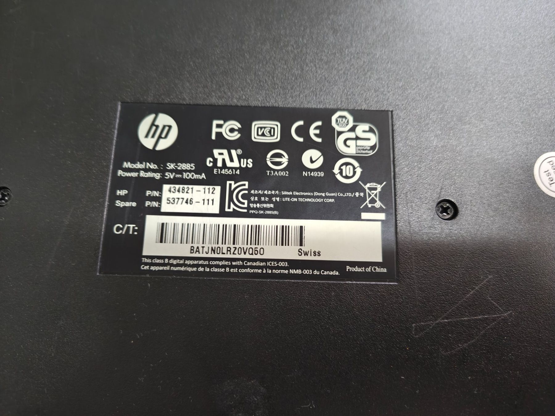 Hewlett Packard Tastiere: 5 Stück Tastatur – Usato da Uerkheim venduto da Justi.y 2