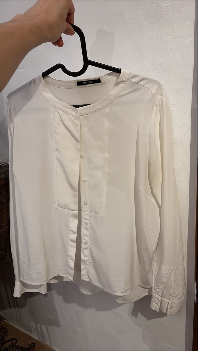Navyboot Blusen: Blouse Navyboot white button down long sleeve new – Neu (gemäss Beschreibung) aus Regensberg von ani_97f7