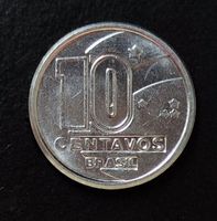 10 Centavos Münze Brasilien 1989
