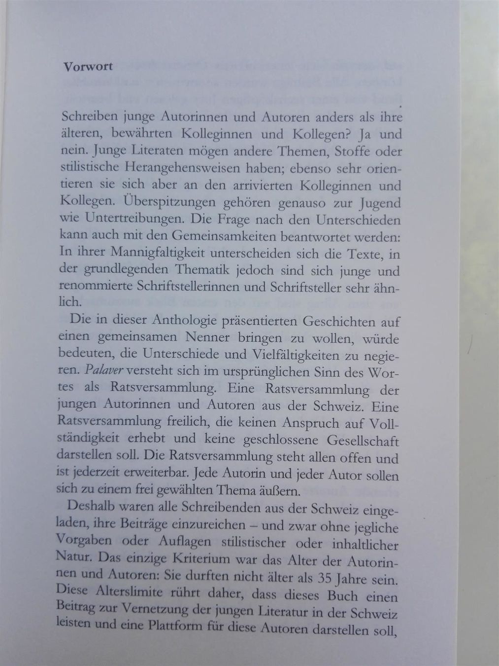 Libri: Palaver      (Schweizer Jung-Autoren) – Usato da St. Gallen venduto da elk2021 4