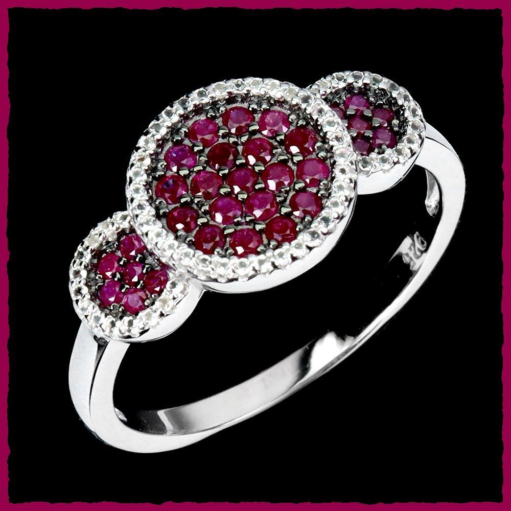 Anelli: ♛ Myanmar Rubin 925 Silberring – Nuovo e nell'imballaggio originale da Oberglatt ZH venduto da Hot-Spot 3