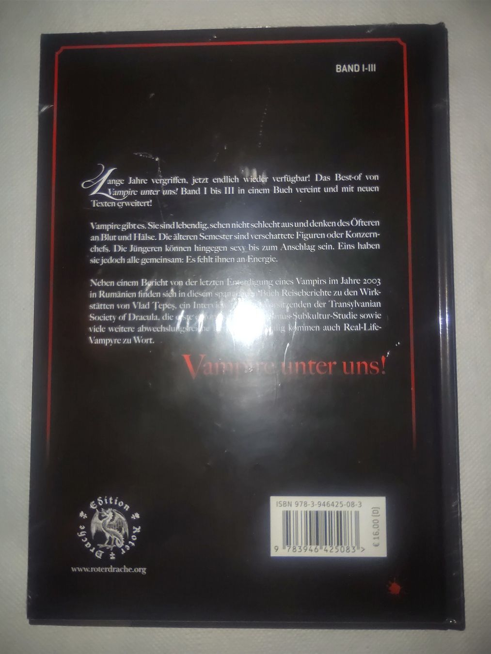 Libri: MARK BENECKE BUCH ** NEU & VERSCHWEISST ** VAMPIRE UNTER UNS – Nuovo e nell'imballaggio originale da Lupfig venduto da Womewome 1