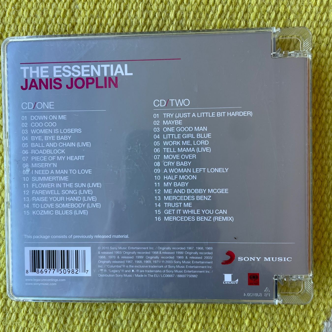 CD: JANIS JOPLIN-2CD THE ESSENTIAL – Usato da Rorschacherberg venduto da CD-Roli 1