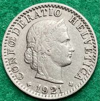 Pièce de 20 ct suisse 1921