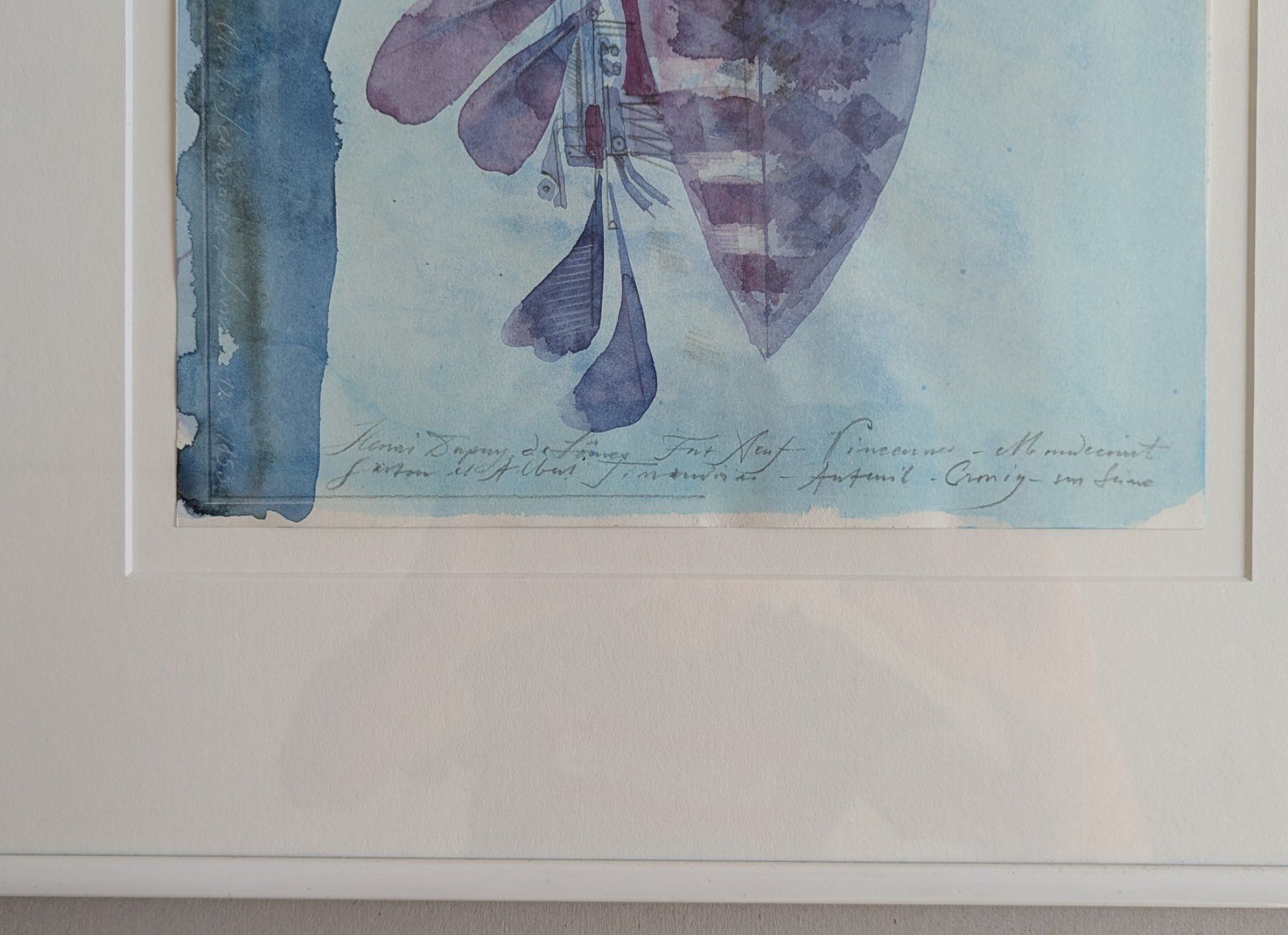 Foto & Immagini: Küchler Aquarell Zeppelin, gerahmt – Usato da Olten venduto da J.Cooper58 1