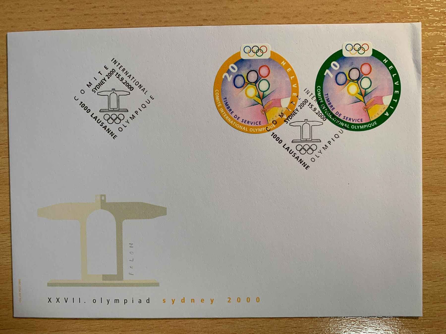 Tutti i francobolli: Olympia Sydney 2000 Briefmarken Set mit Sonderstempel – Usato da Ibach venduto da lisch3