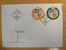 Olympia Sydney 2000 Briefmarken Set mit Sonderstempel