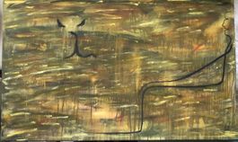 Erwin Brügger (1959-2020) - Acryl auf Leinwand - "Watching"