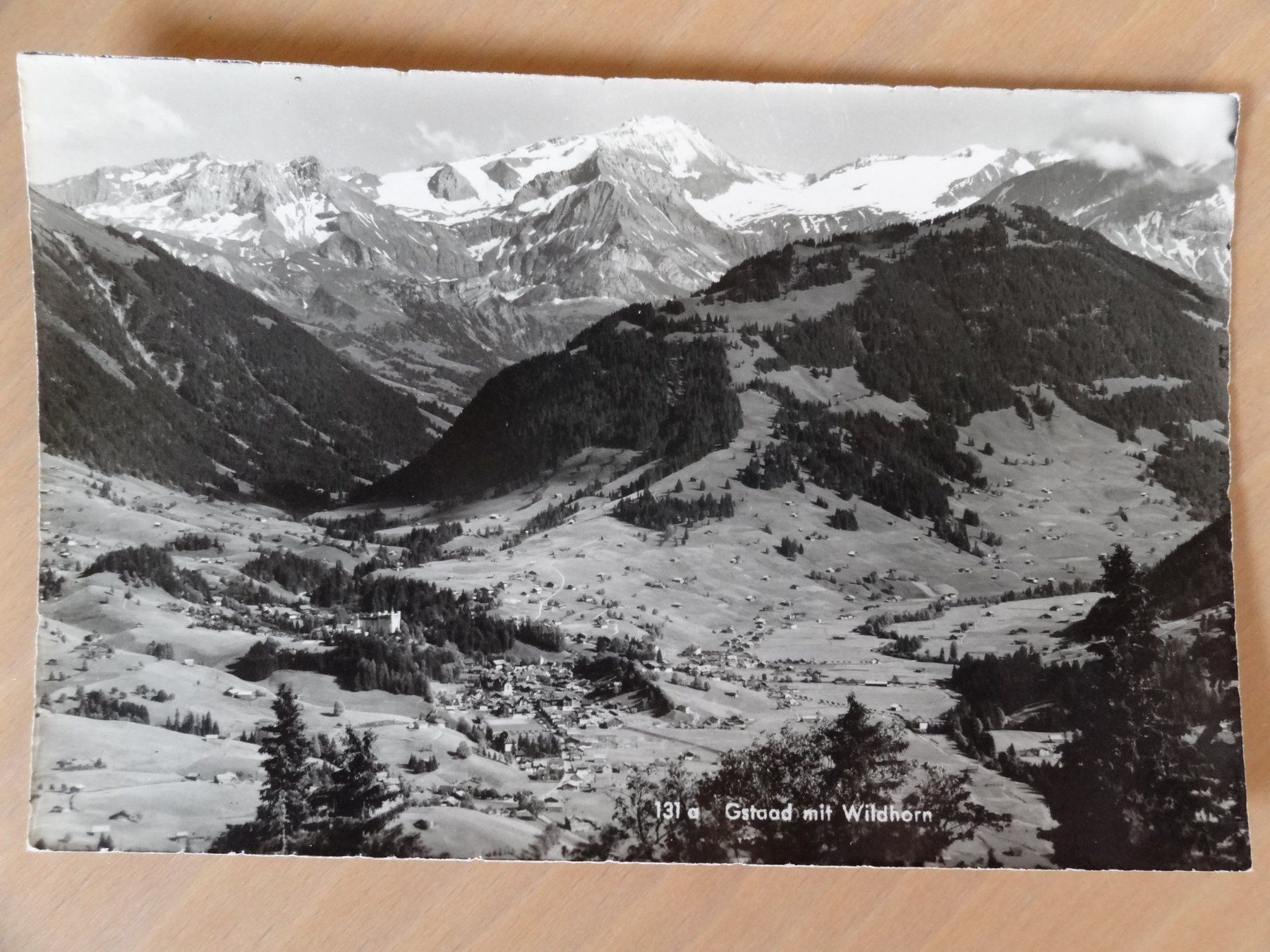 Cartoline postali: Gstaad avec Wildhorn - Suisse - BE – Usato da St Léonard venduto da Riglin