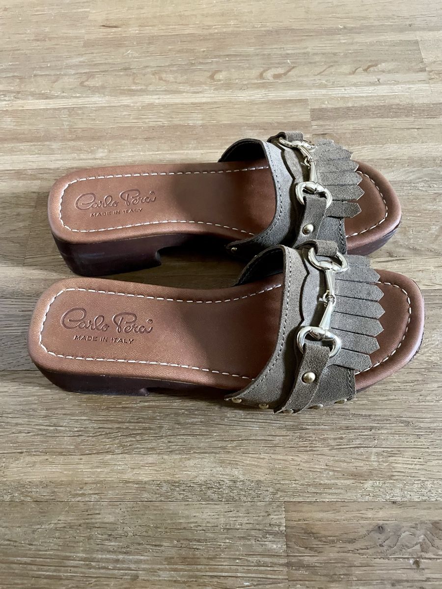 Damenschuhe: Mule Absatzschuhe Suede Antilope – Gebraucht aus Zürich von eli8 1