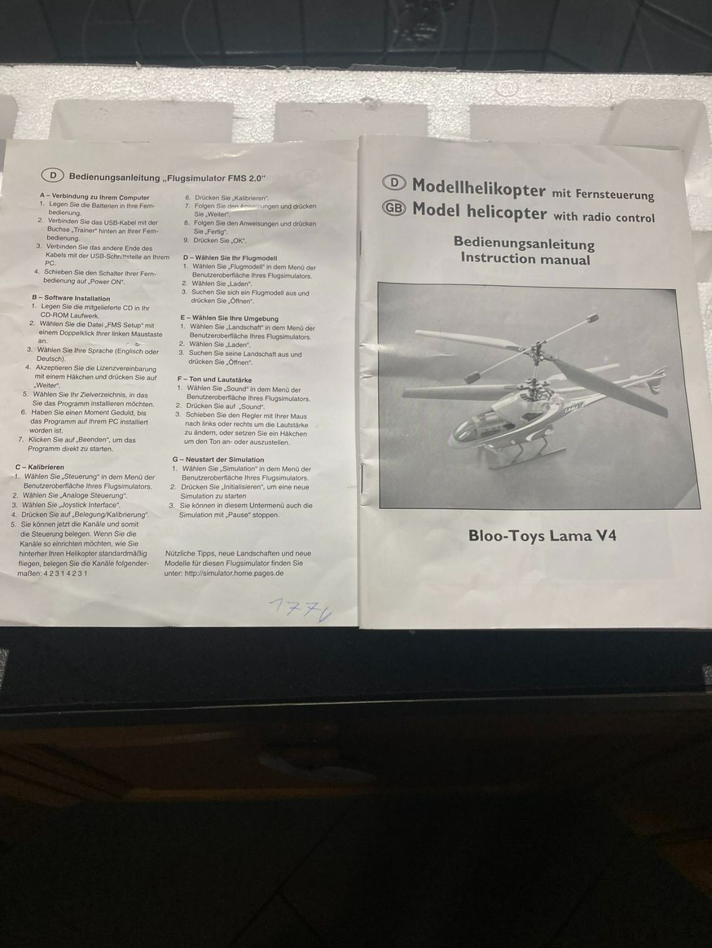 Axial Modellismo RC: Hubschrauber LAMA V4 CO-AXIAL – Usato da Wohlen AG venduto da Uhu13 5