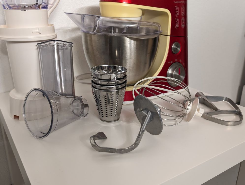 Moulinex Zerkleinerer XF6320B1 – 4-in-1 Raspel & Schneideset Für Masterchef Küchenmaschinen