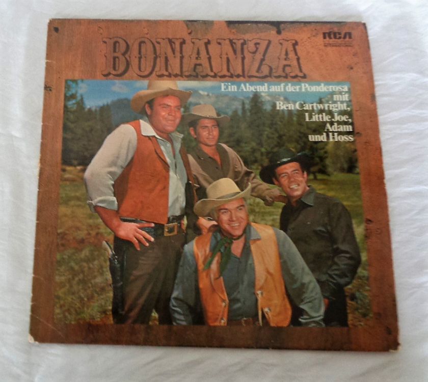 Bonanza LP 1968 / Lorne Greene u.a. / Ab Fr. 12.- 1