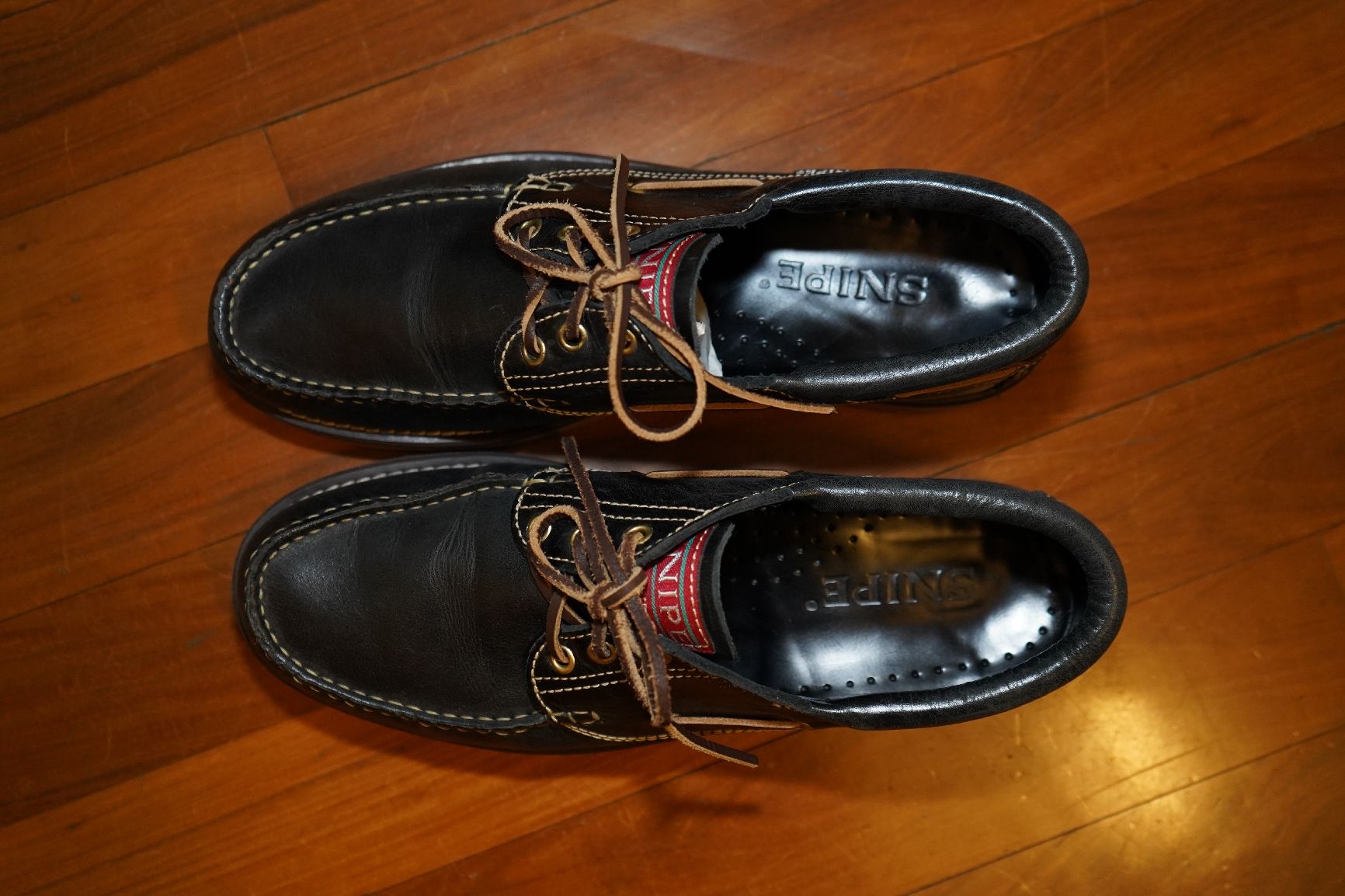 Scarpe da uomo: Schuhe Segelschuhe SNIPE Leder blau Herren Grösse 44 – Usato da Zürich venduto da Buchaendler 2