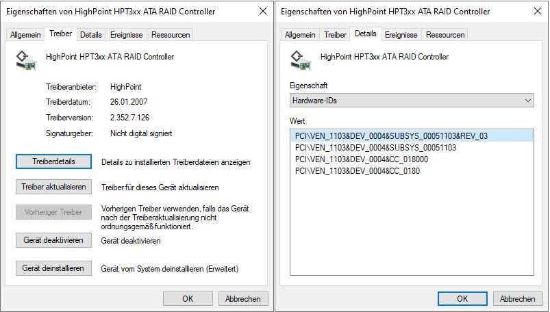 Laufwerke & Adapter: Adaptec ATA RAID 1200A RAID Controller, getestet Win10 – Gebraucht aus Ostermundigen von Chrisascht 5