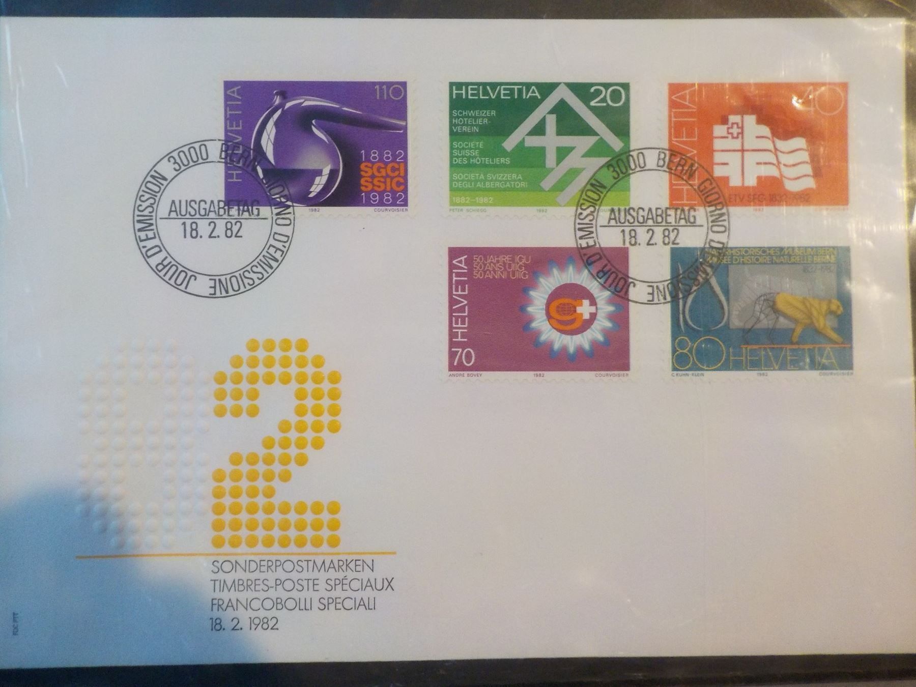 Tutti i francobolli: 1982, FDC, Sonderm.I, Serie – Nuovo (secondo la descrizione) da Muri b. Bern venduto da Ricardoverkauf