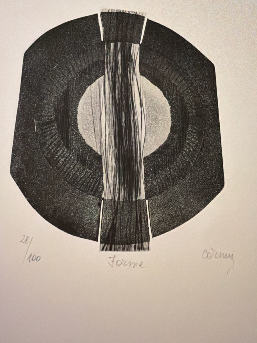 Arts picturaux & lithographies: Lithographie "signe" 28/100 par C. Cornuz – D'occasion à Lausanne par Pascal9999 1