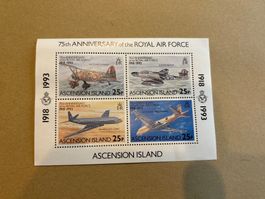 Royal Air Force 75th Jubiläum Briefmarken