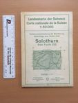 Landkarte Solothurn, Blatt 233 mit Relieftönung