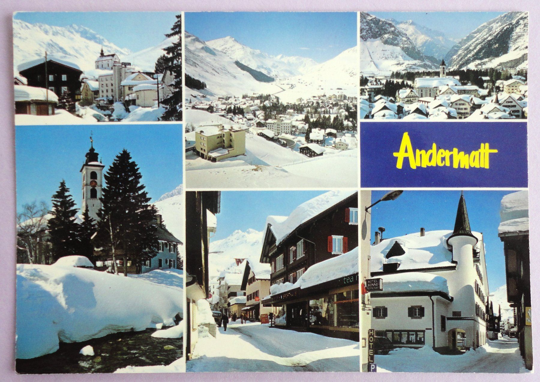 Ansichtskarten: Andermatt 1444 m – Gebraucht aus Fétigny von Billy2miny