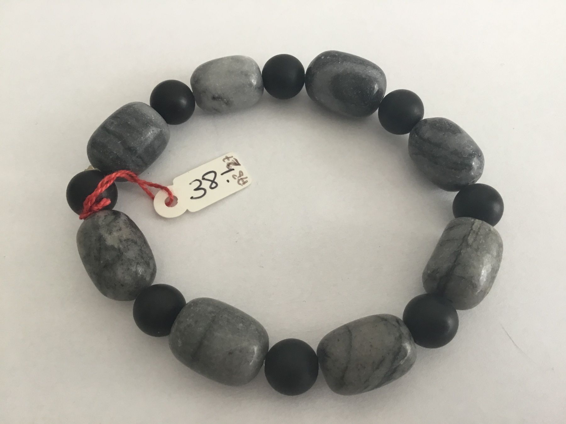 Bracciali & Braccialetti: Armband Jaspis und Onyx elastisch – Nuovo e nell'imballaggio originale da Doppleschwand venduto da Fortuna5859 1