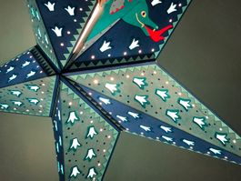 Leuchtstern - the brave prince - 60cm / mit Kabel + LED