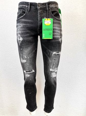 ADREXX Jeanshose Distressed Schwarz Size 32/46