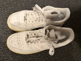 Nike Air Force 1 Sneaker weiss gebraucht Zustand gut