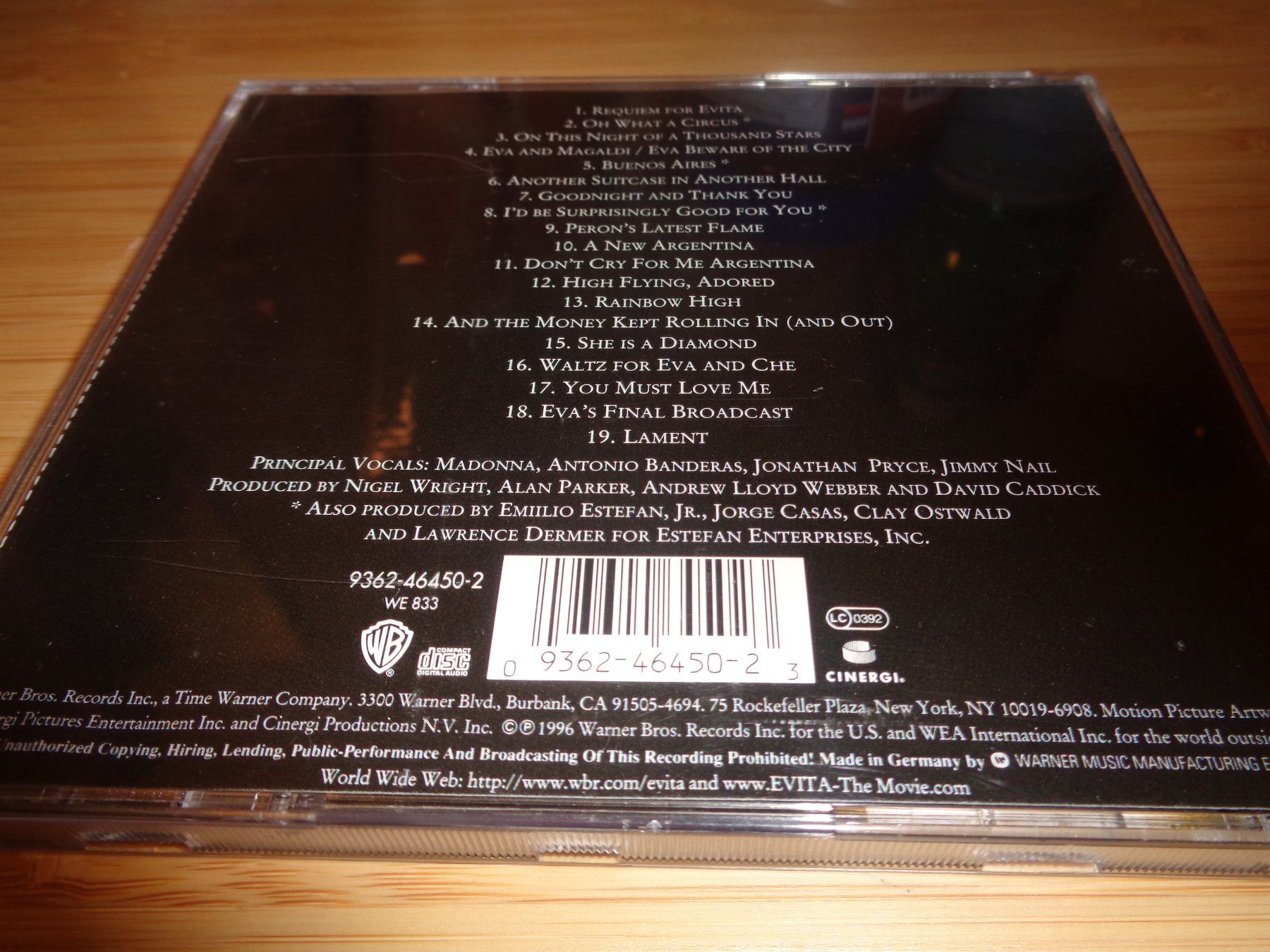 CD: Evita - Motion Picture CD – Usato da Olten venduto da Disc-Ausverkauf 1