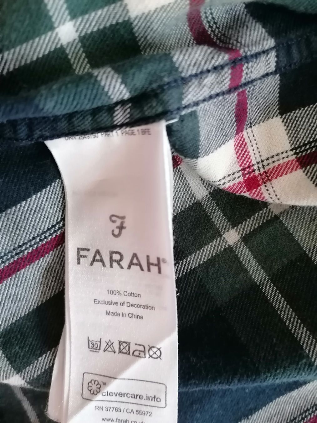 Camicie: Farah Hemd kariert,  Gr. L – Usato da Schönenbuch venduto da sop_n7zd 3