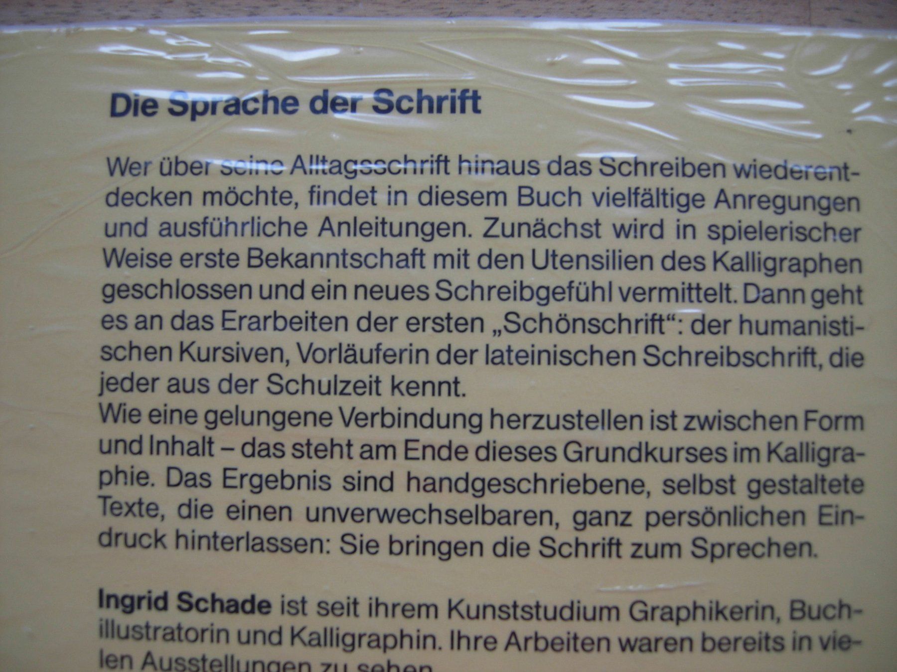 Bücher: Kaligraphie von Ingrid Schade – Gebraucht aus Dübendorf von rumpumpel 3