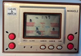 Nintendo Game & Watch Manhole MH-06, Gold Series, 1981