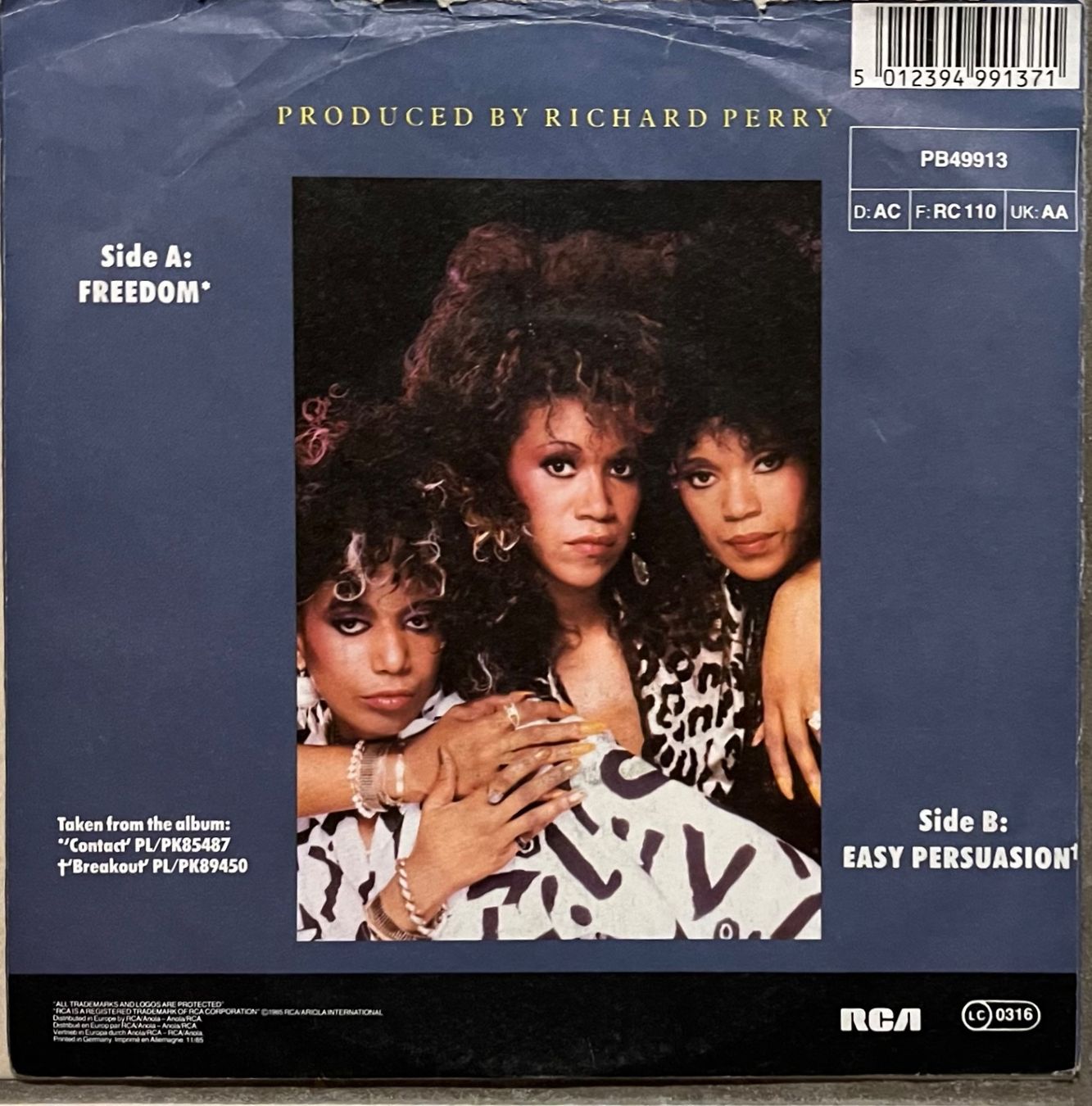 Dischi in vinile: POINTER SISTERS - FREEDOM – Usato da Bussigny venduto da vinyl-pas-cher 1