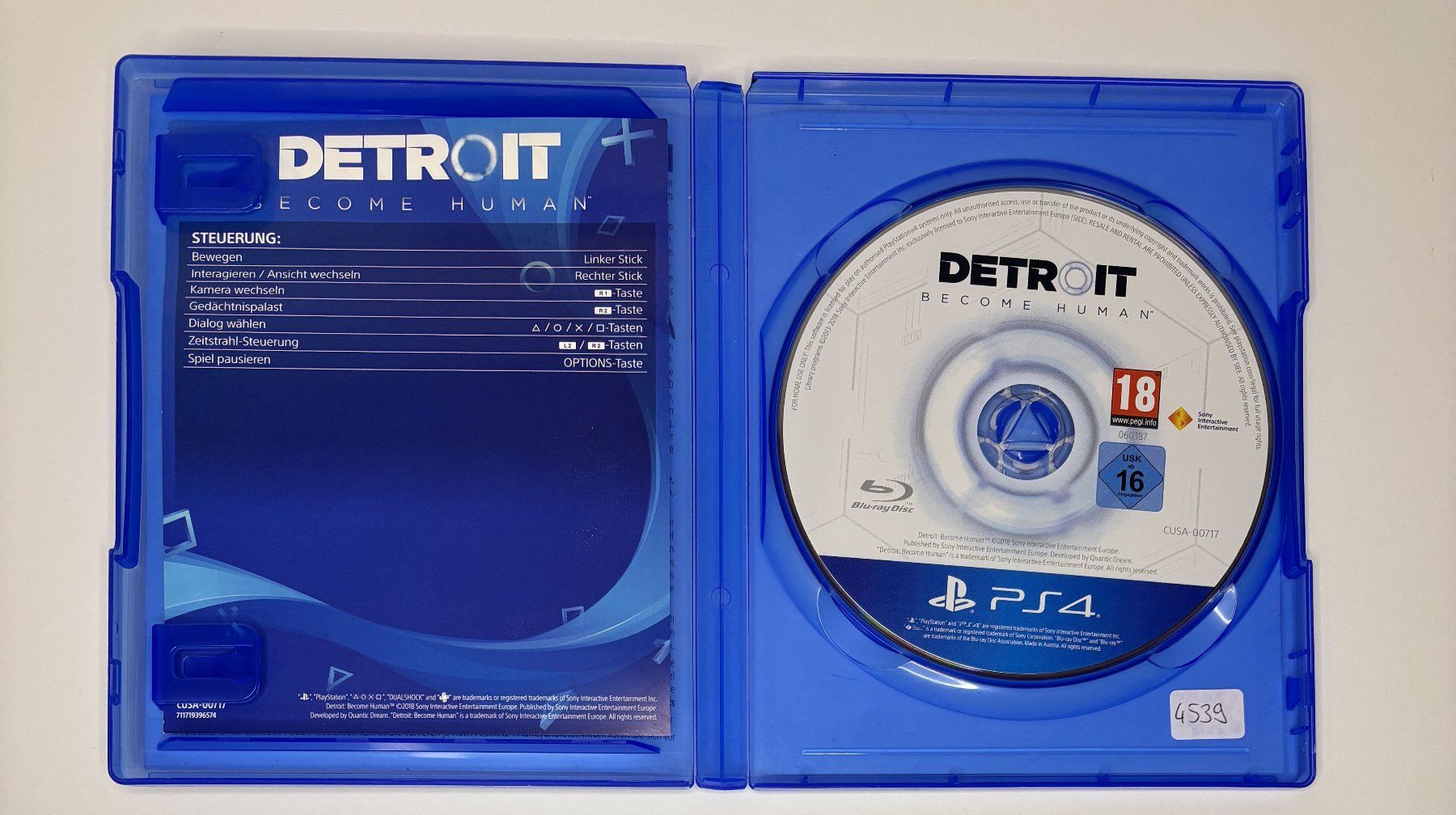 Spiele: PS4 - Detroit: Become Human – Gebraucht aus Allschwil von Bullach 1