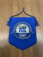 FIFA Jubiläums-Wimpel 100 Jahre, Sammlerstück, Rarität!