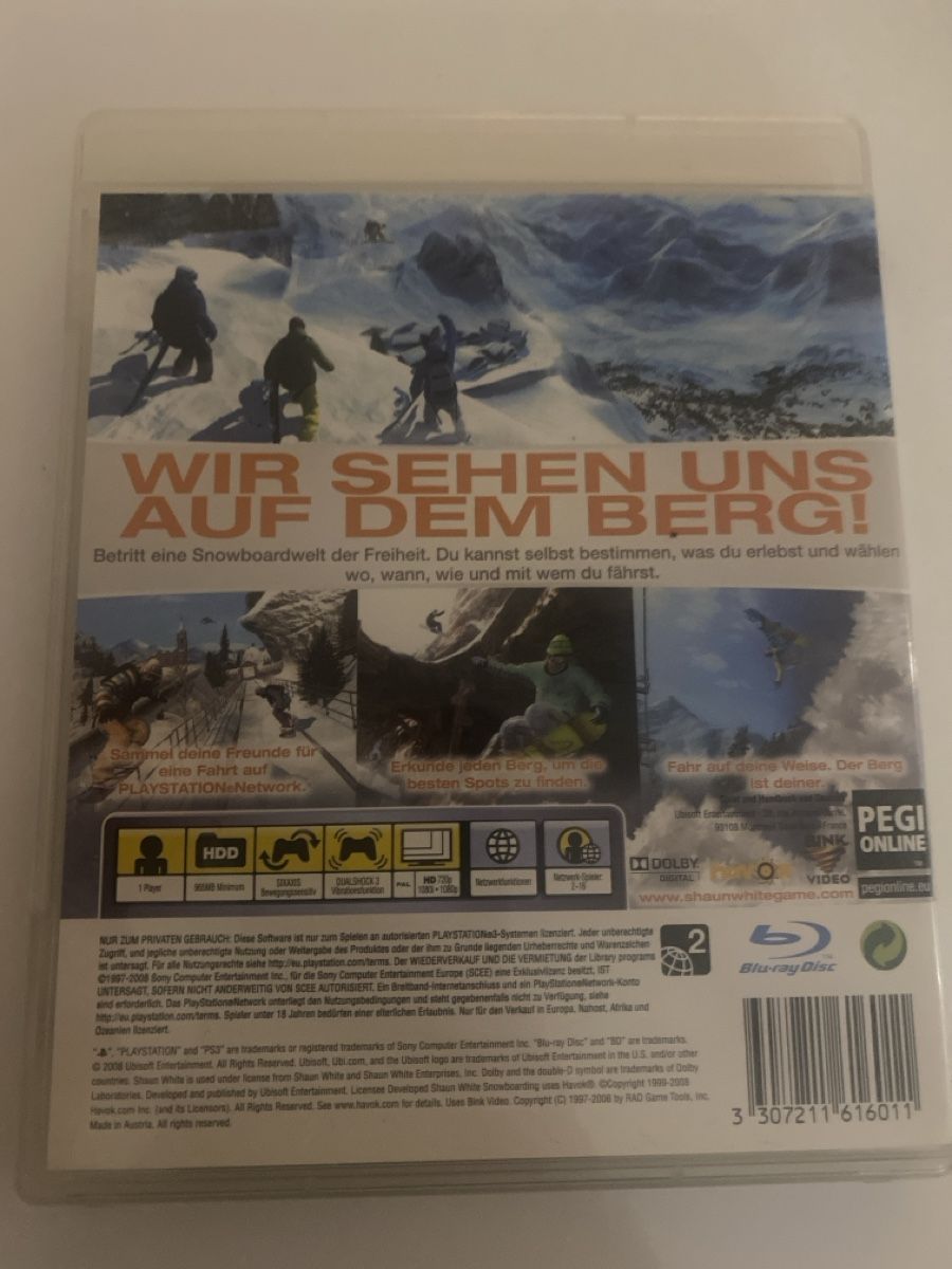 Sony Giochi: Shaun White Snowboarding - PS3 – Usato da Suhr venduto da SchnapperCH 1