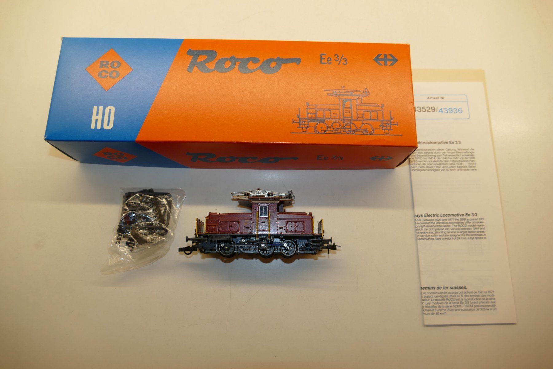 Roco Modellini di ferrovie: Roco H0: SBB Elektrolok Ee 3/3 – Nuovo (secondo la descrizione) da Niederhasli venduto da rail-duerst