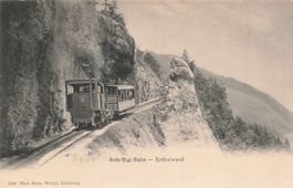 Arth (SZ) Arth Rigi Bahn Krabelwand Zahnradlokomotive