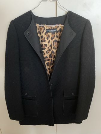 Edle Jacke Mantel Dolce & Gabbana 40 (It. 44) schwarz