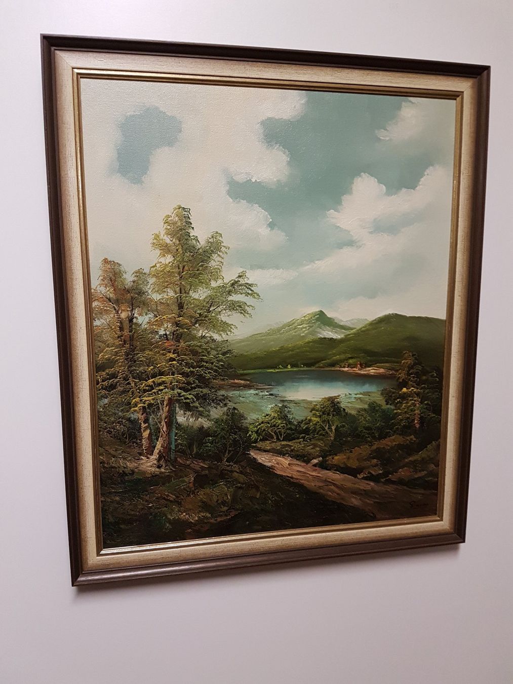 Dipinti: Bild Wald See Berg Willi – Usato da Oensingen venduto da Urs0127