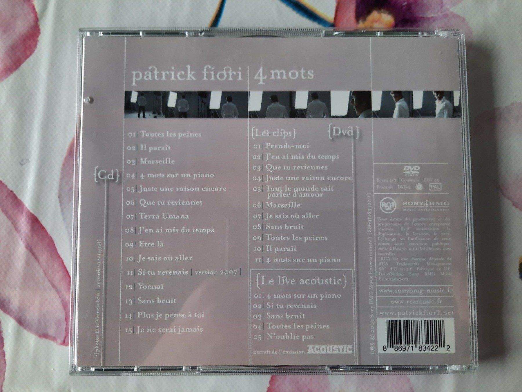 CD: CD Patrick Fiori - 4 mots – Usato da Pully venduto da bro_n52j 1