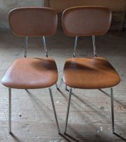 2x Lehnstuhl Vintage, braun
