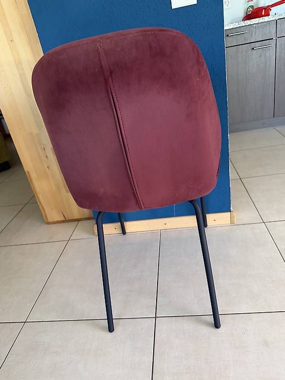 Livique Stühle: Chaises velours bordeaux 6 pcs – Gebraucht aus Botyre (Ayent) von Claude-EvelyneS 2