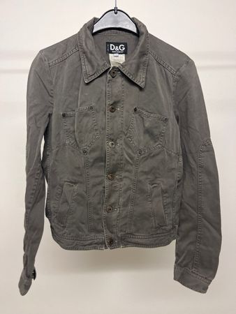 D&G Dolce & Gabbana Vintage Jacke Grün/Grau (Gr. XS/S)