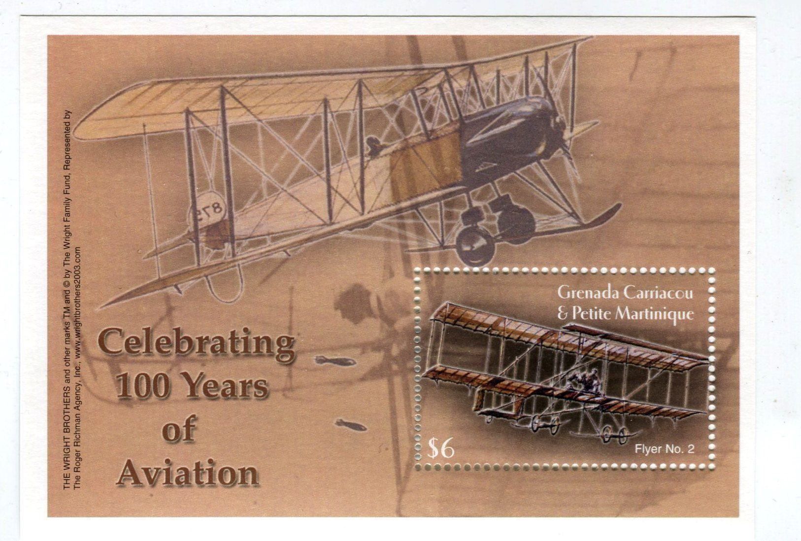 Tous les timbres: Block "Flugzeuge". Grenada – Neuf avec emballage d'origine à Basel par Butsch5