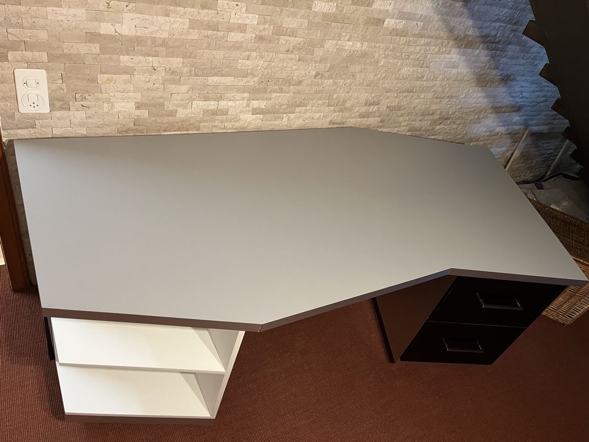 Scrivanie: Bureau d'angle UNIQUE 202cm – Qualité Pro - Démontable – Usato da Geneveys-Coffrane venduto da les_6cms 3