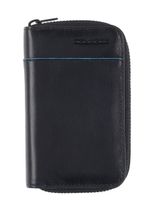 Piquadro Brieftasche Leder Blau Neu