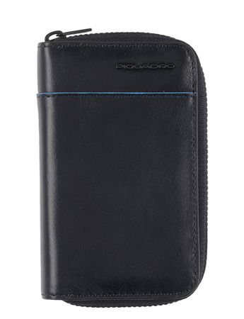 Piquadro Brieftasche Leder Blau Neu