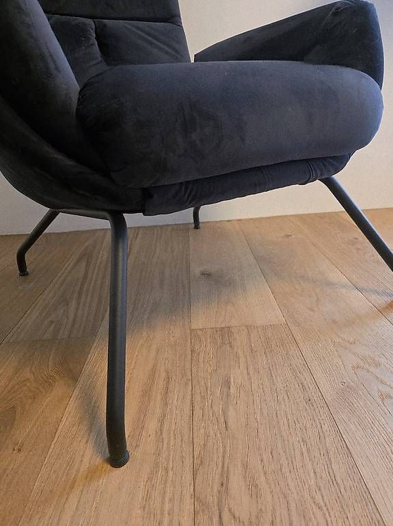 Poltrone: Sessel/Stuhl neuwertig dunkelblau Samtstoff – Usato da Starrkirch-Wil venduto da NHA01 2